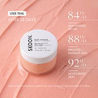 SKOON. Ruby Marine Barrier Recovery Face Balm Stick + Refill